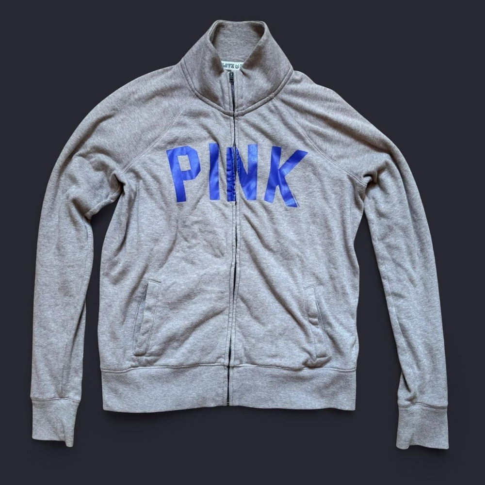 Victoria’s Secret Tan Zip Up Sweatshirt Size Small